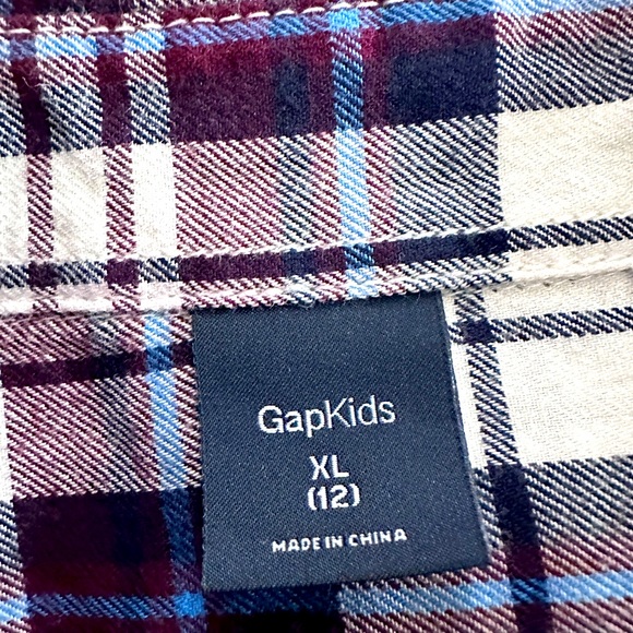 GAP Other - XL Gapkids Flannel. NWOT.